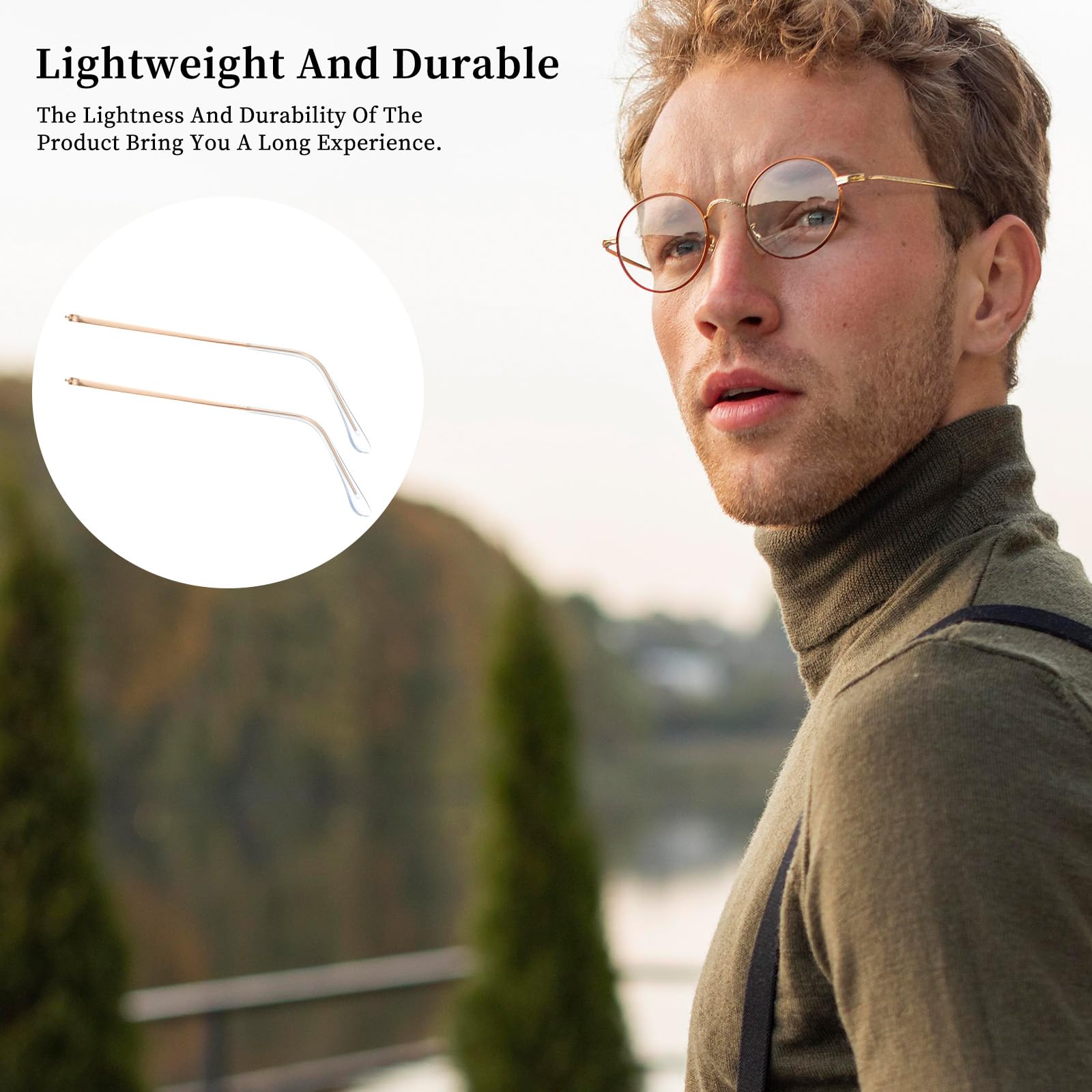 Screws and gasket hardware for temple replacement