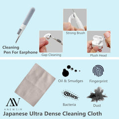Screen cleaner spray bottle with nozzle