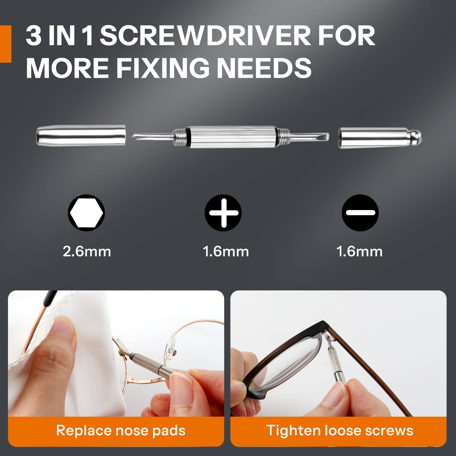 Replaceable eyeglass cleaner pads