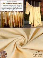Soft premium chamois cleaning cloth for eyeglasses