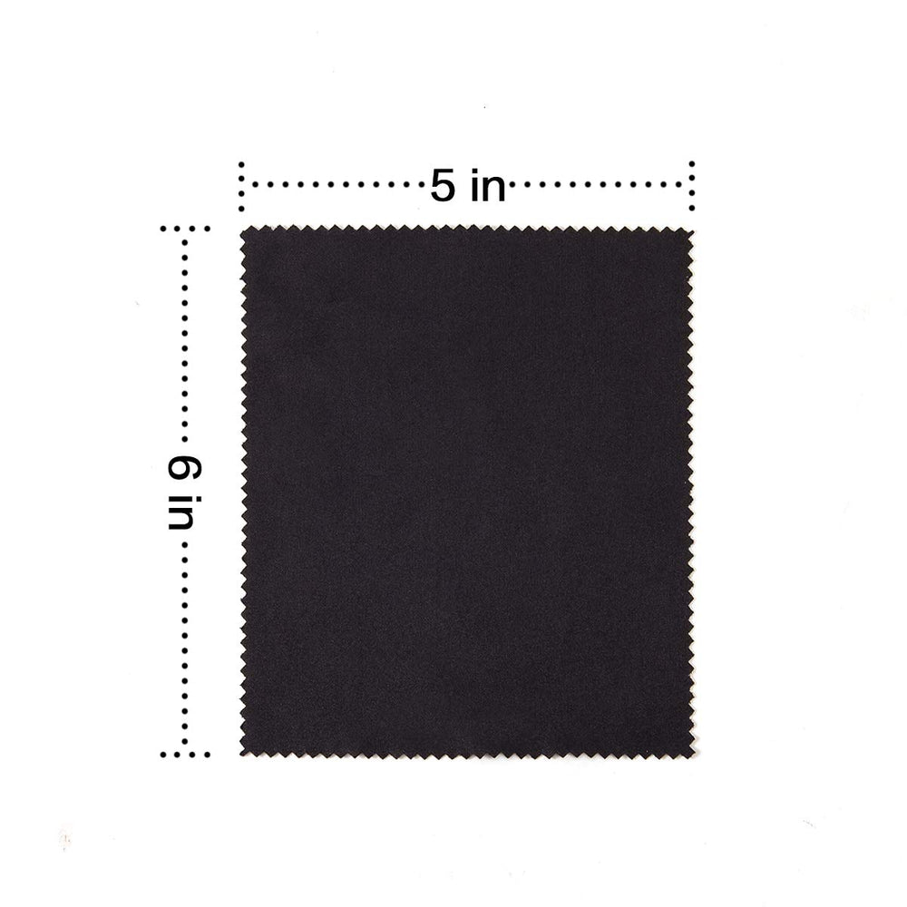 Thick microfiber cleaning cloth ready for lens cleaning