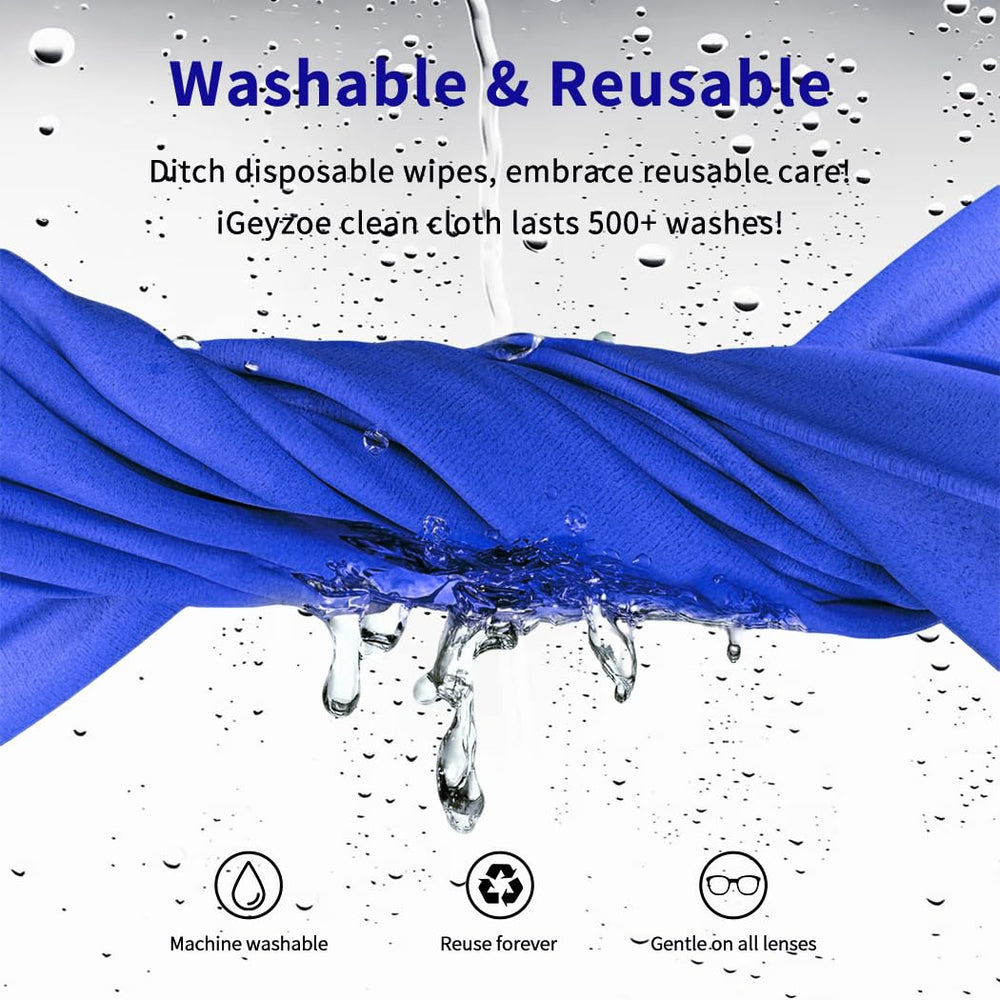 Microfiber wipe for camera lenses and optical devices