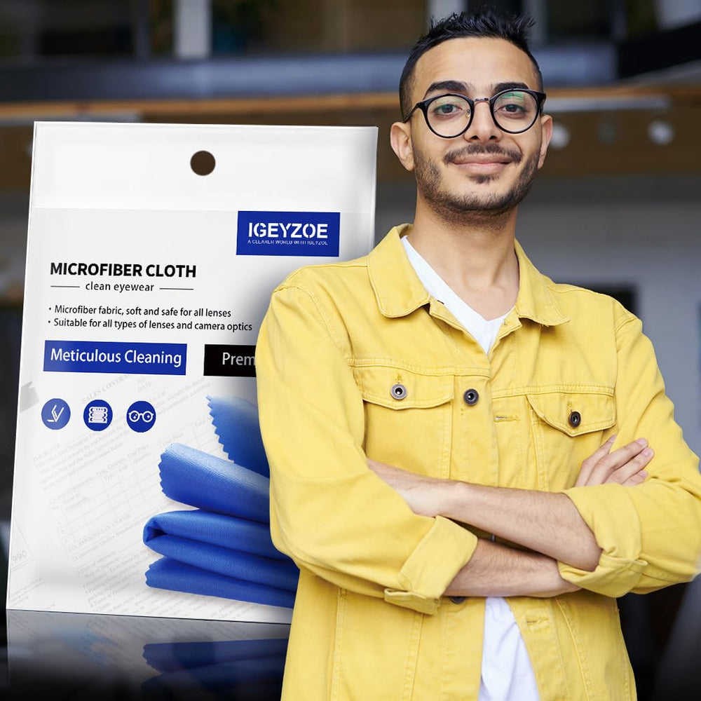 Packaging and display of 20 microfiber cleaning cloths