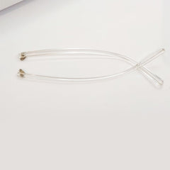 Glasses with replacement legs reducing ear pressure