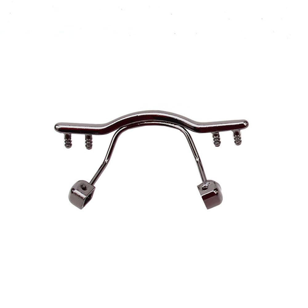 Metal gun color nose pad bridge bracket for frameless glasses