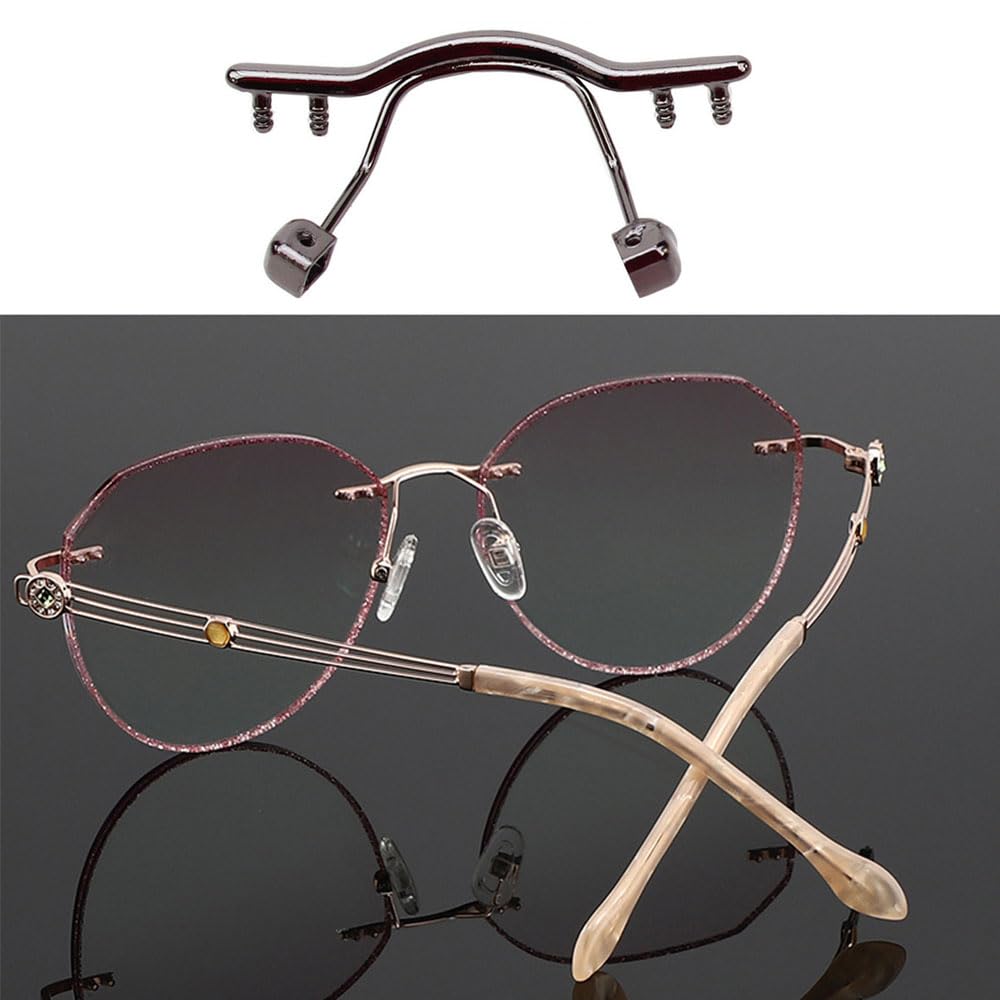 Stainless steel glasses nose pad frame 1 piece