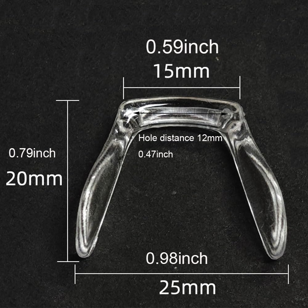 nose pad and nose piece made with TR material