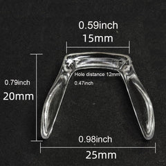 nose pad and nose piece made with TR material