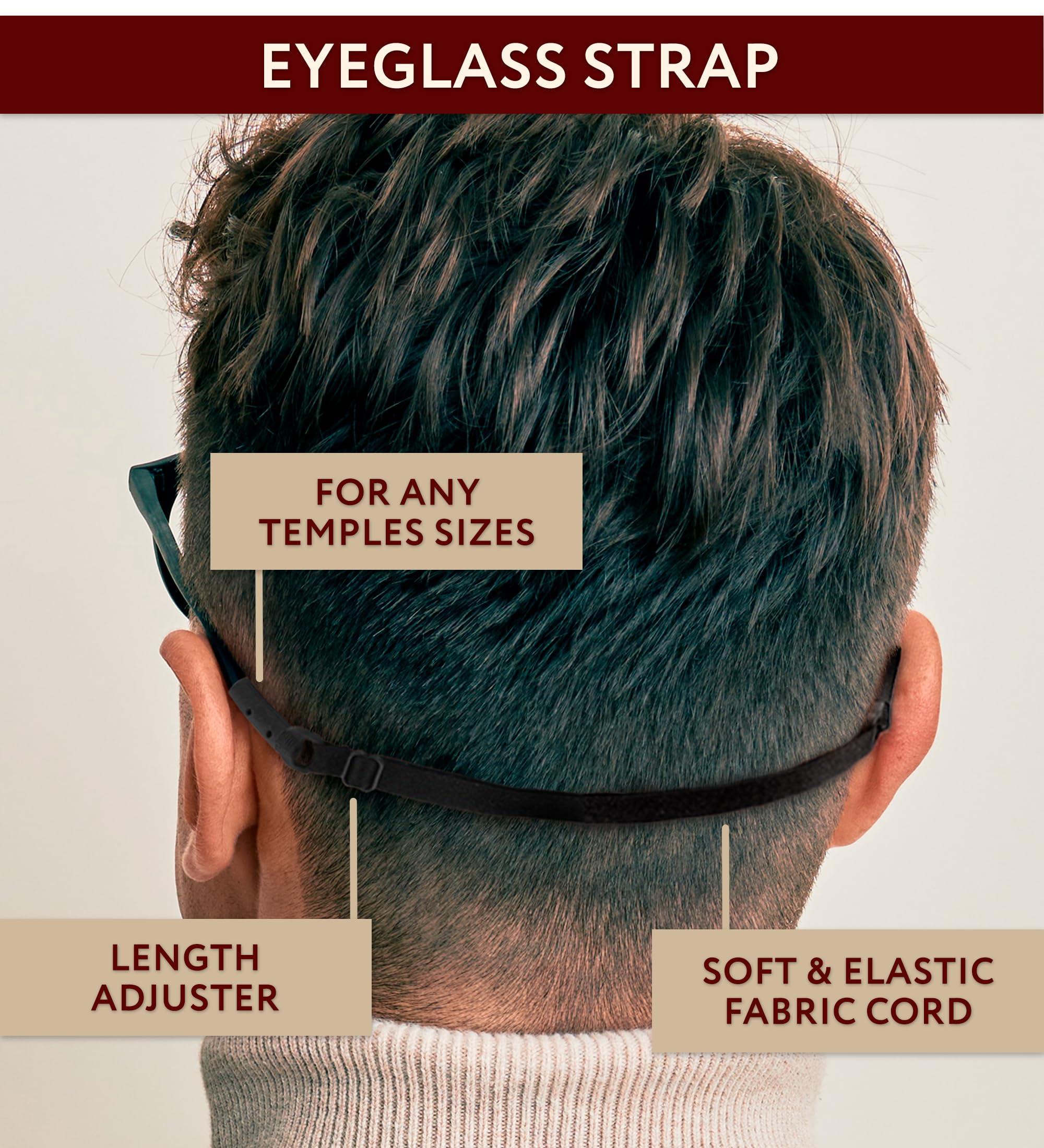 Low-profile adhesive silicone nose pads on glasses for discreet comfort