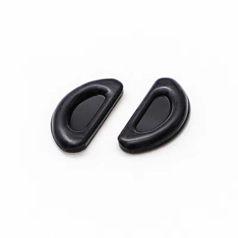 Glasses with anti-slip nose pads for comfortable wear