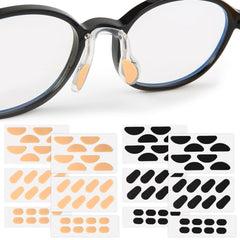 D-shaped black eyeglasses nose pad