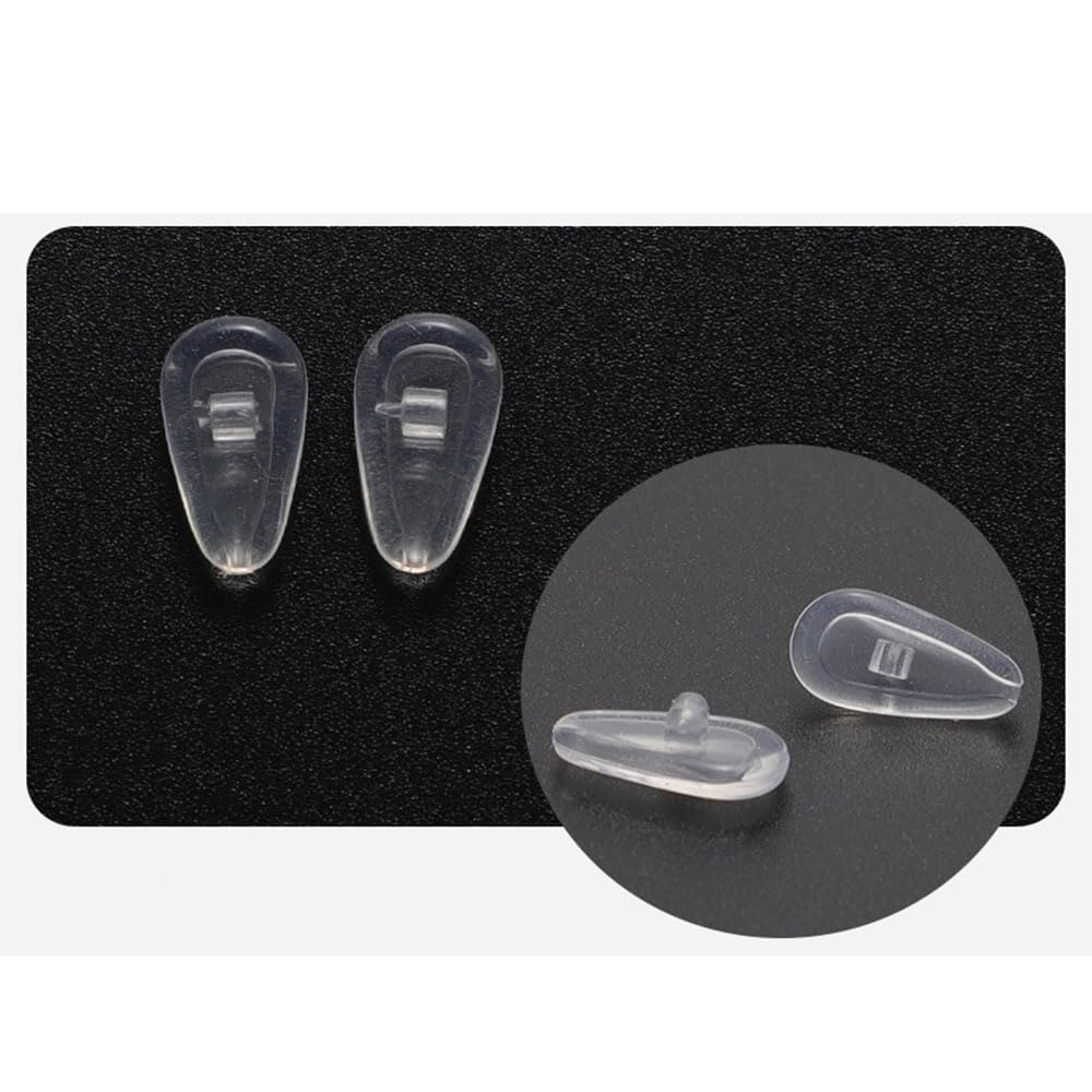 Close-up of screw-in airbag silicone nose pads