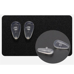 Close-up of screw-in airbag silicone nose pads