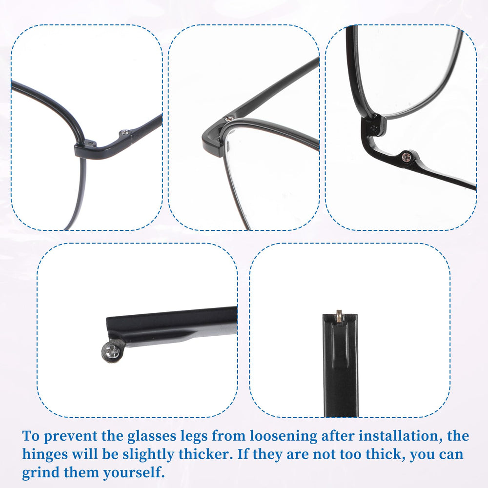 Nuts and washers for eyeglasses repair kit