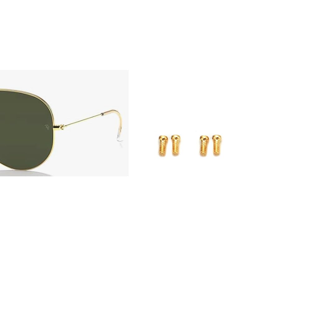 Includes 2 pairs of screws and a screwdriver in glasses repair kit