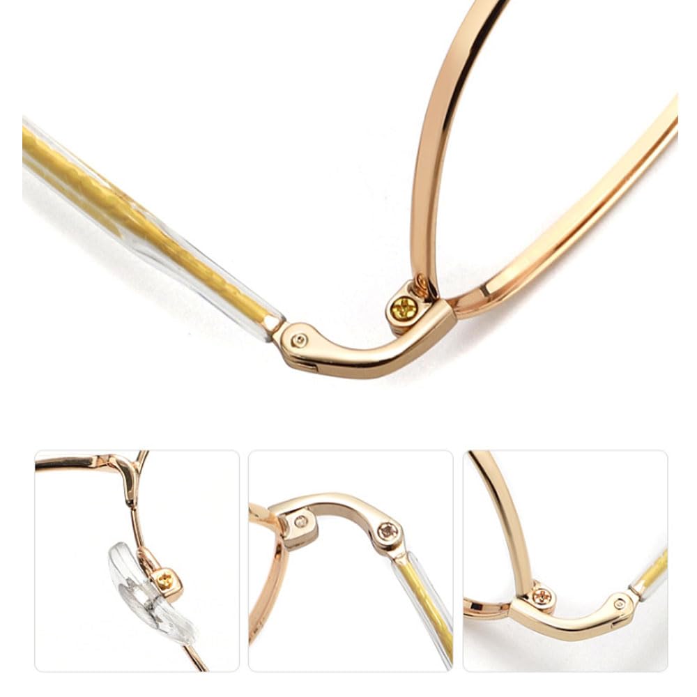 Gun color hardware for glasses repair kit with screws and screwdriver