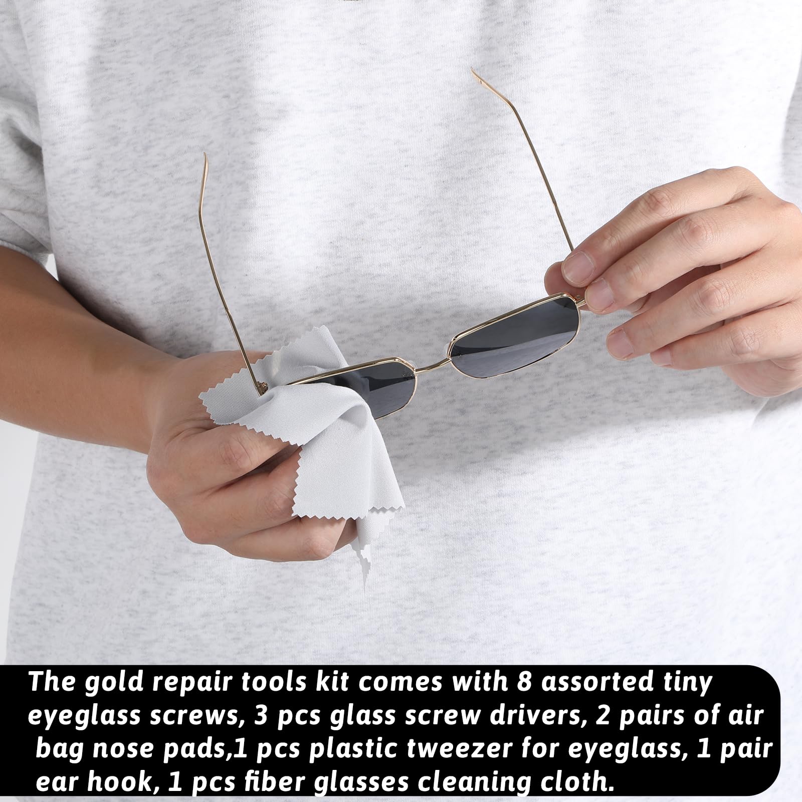 Multi-function screwdriver for glasses repair