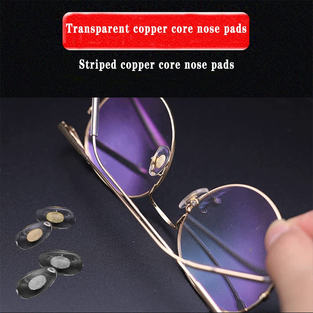 Glasses or sunglasses nose pads replacement