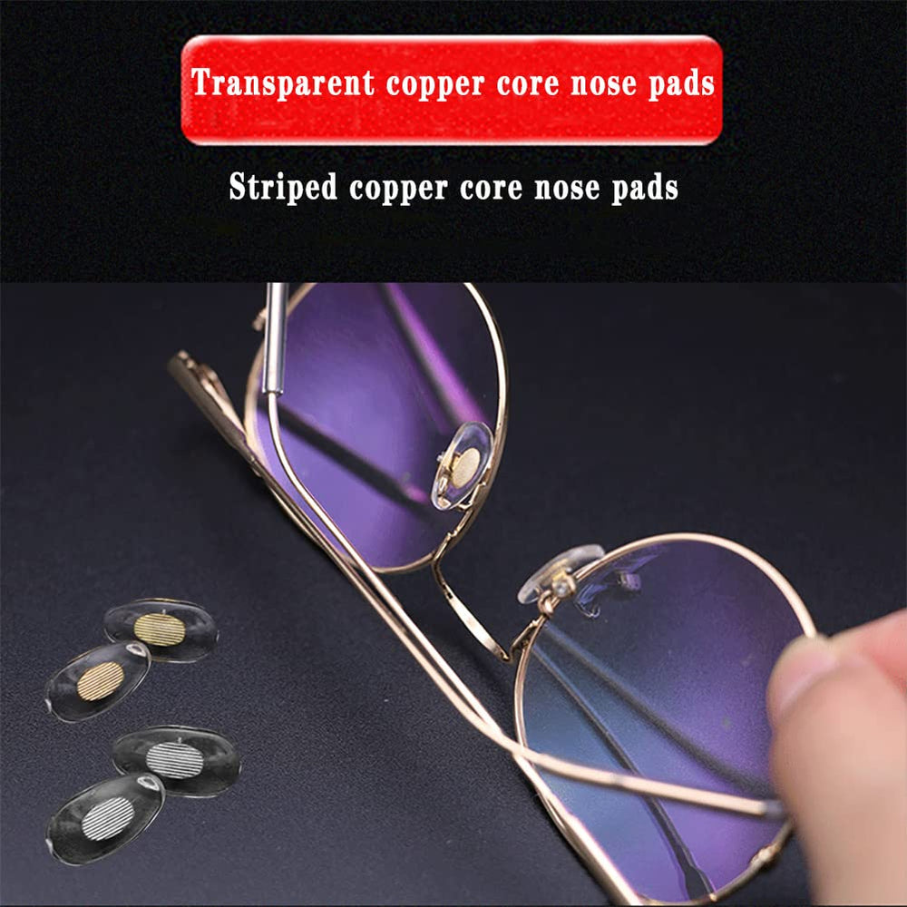 Glasses or sunglasses nose pads replacement