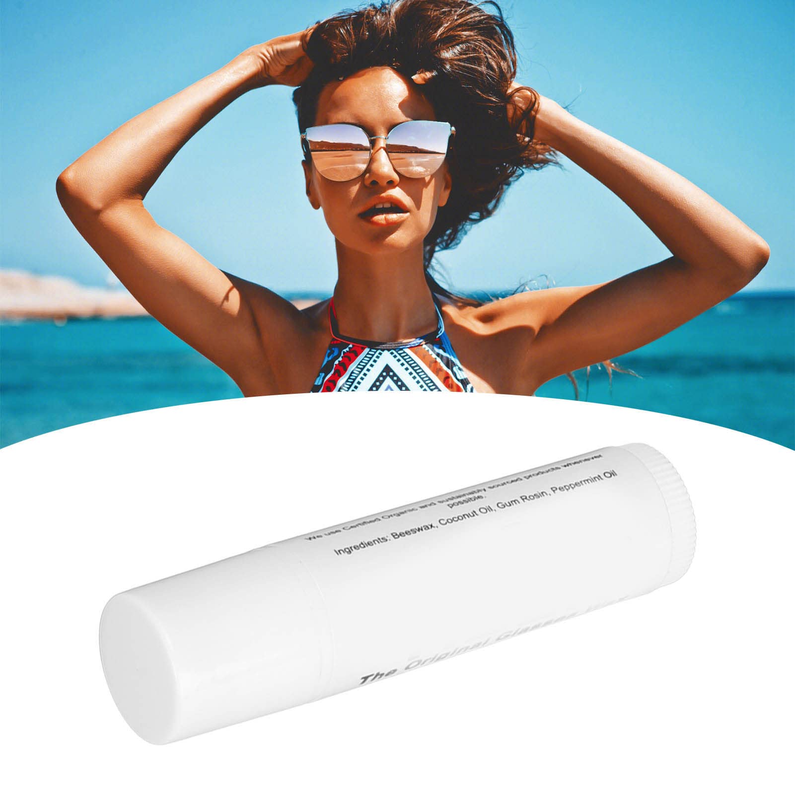 Eyeglasses and sunglasses with non-slip wax applied to the nose area