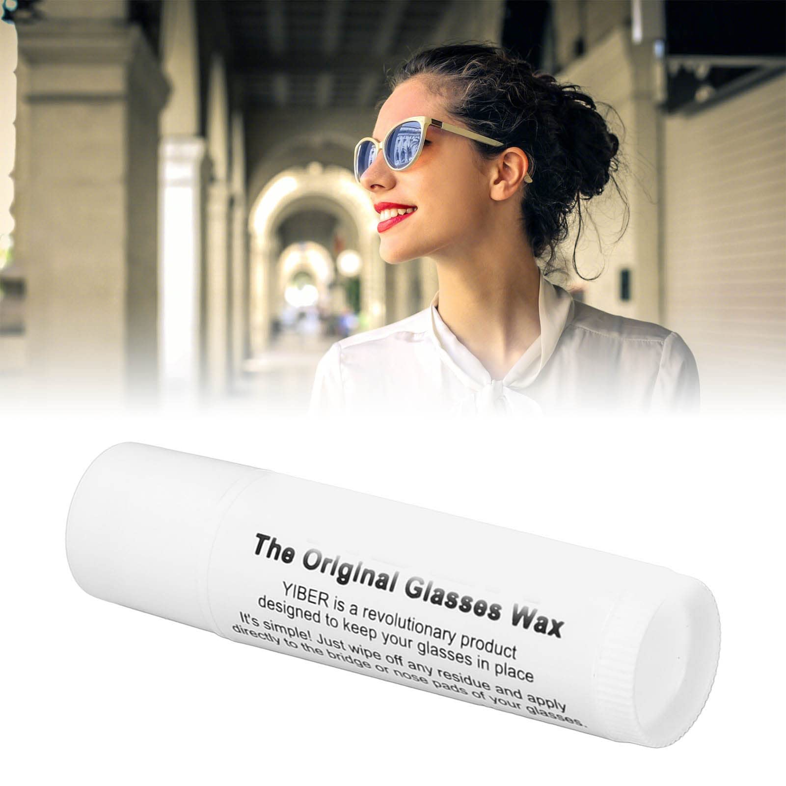 Packaging and portable container for glasses wax