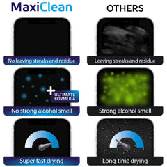 Glasses wipes packaging with EU quality