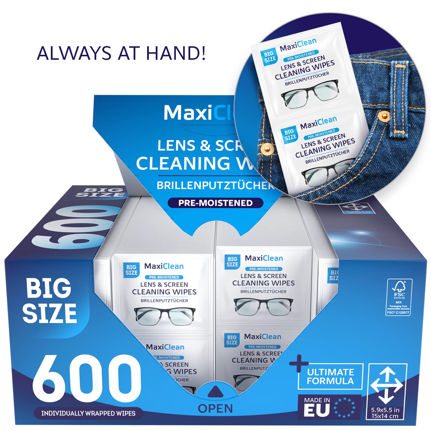 Eco-friendly nonwoven tissue box for wipes