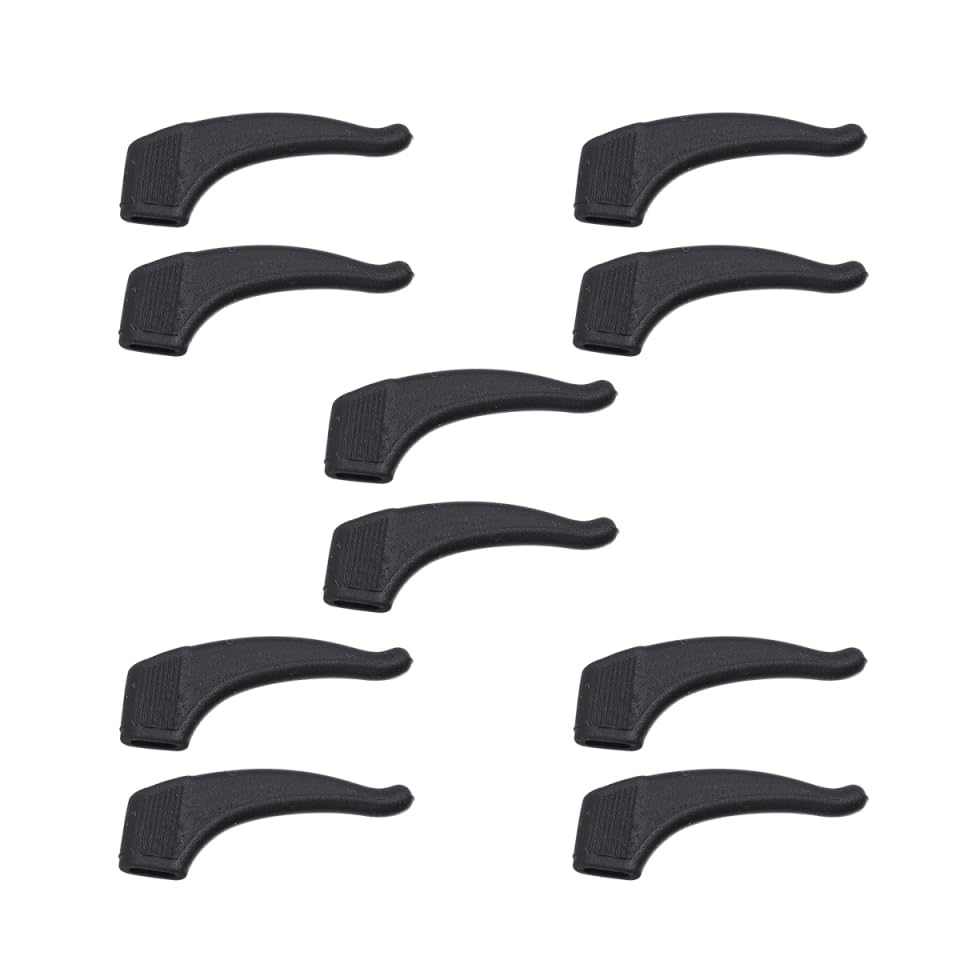 Gleavi silicone anti-slip eyeglass ear grips package - 5 pairs