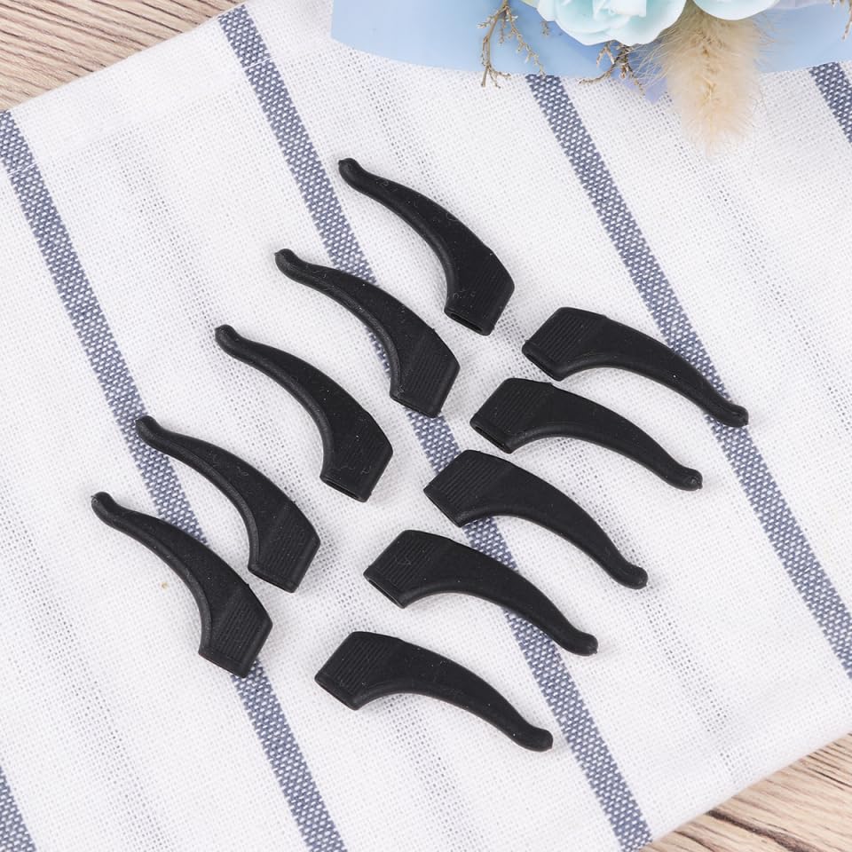 Durable silicone eyewear grips for sports