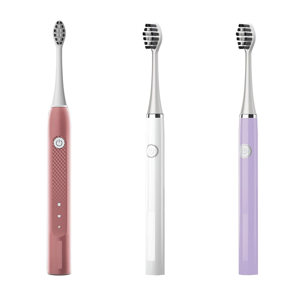 Close-up of W-shaped nylon bristles on Gleem replacement head