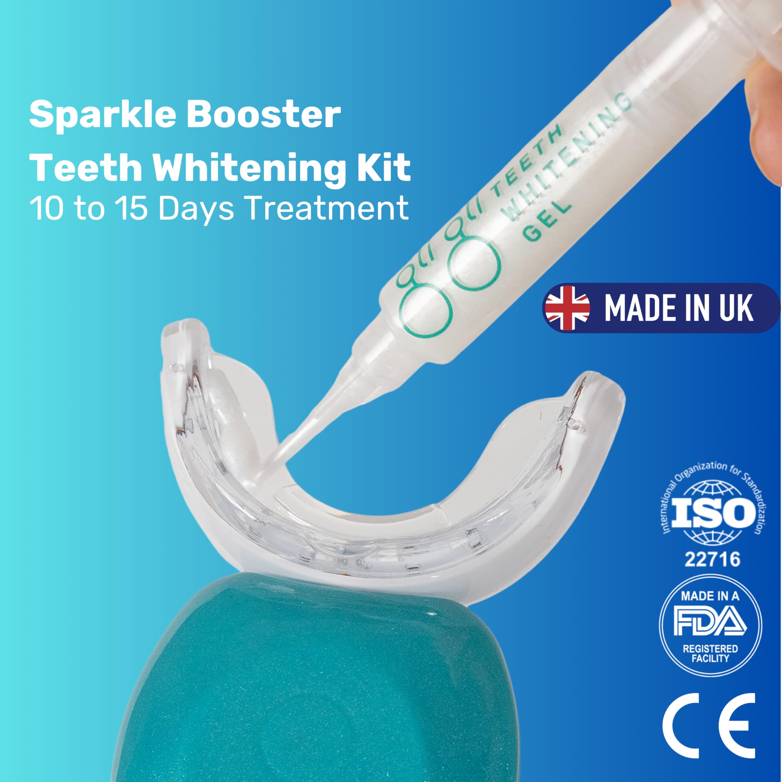 Rechargeable LED whitening device included in the kit