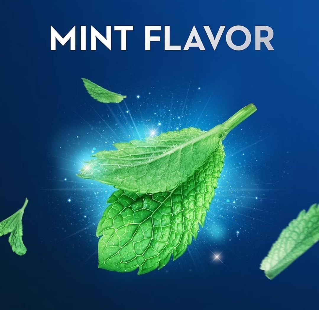 Product shot of Glide Floss Comfort Plus packaging with mint flavor