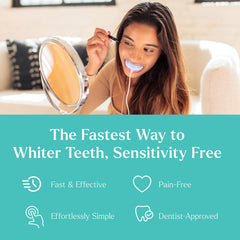 GLO whitening kit components laid out