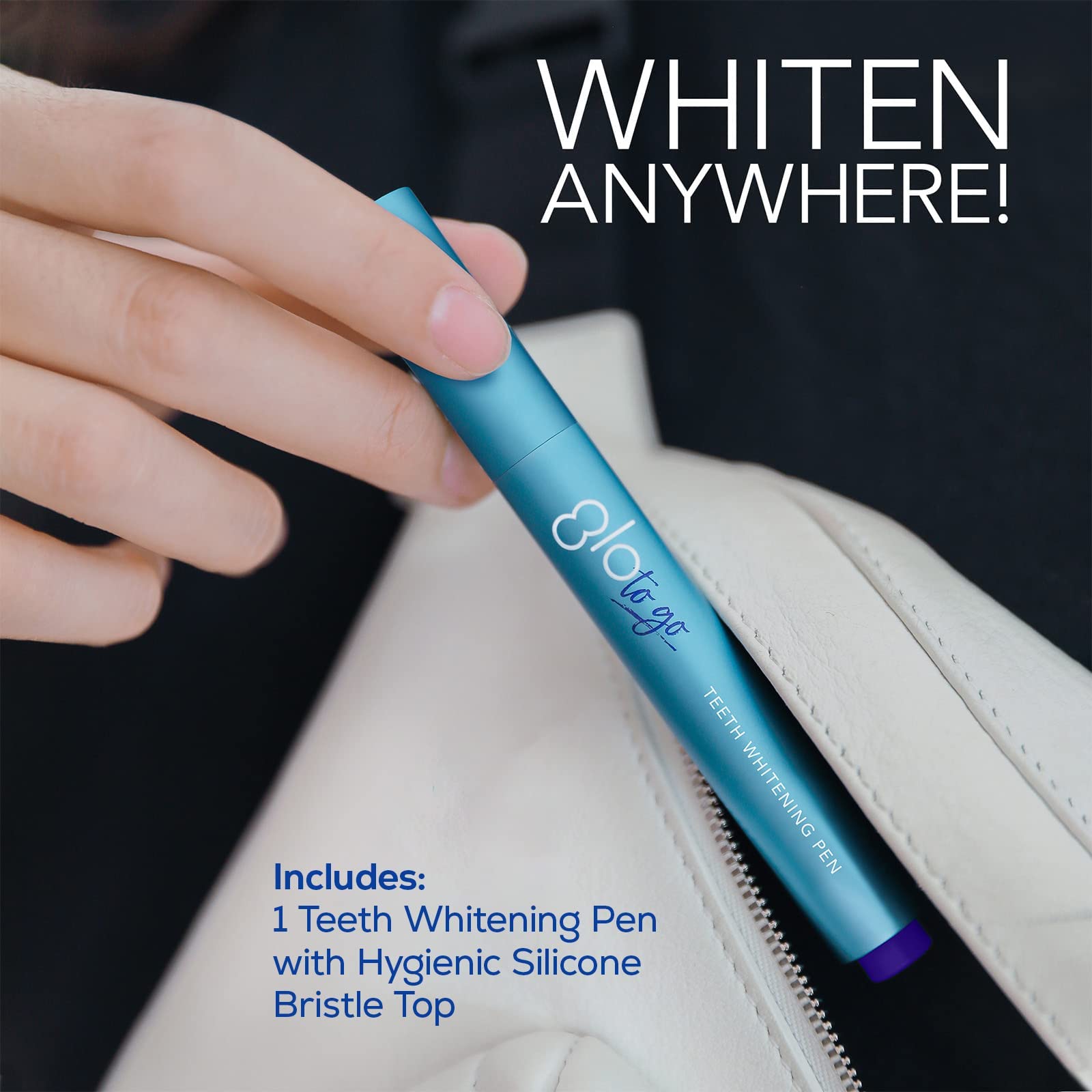 GLO whitening pen with packaging and display