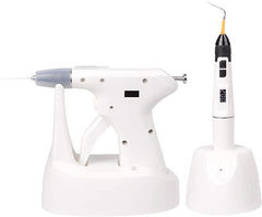Gutta-percha obturation pen heated to 230°C