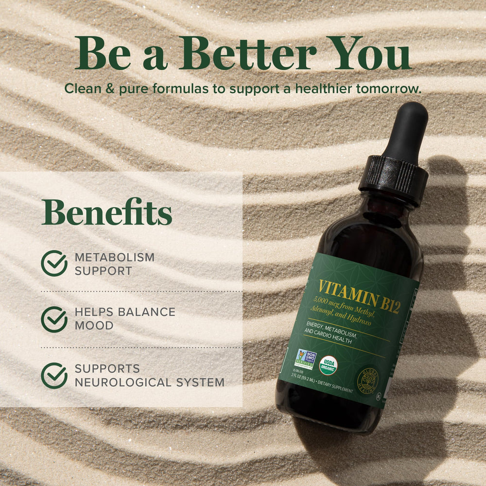 Dropper with bottle for sublingual use and serving size