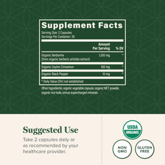 USA-made Berberine supplement packaging