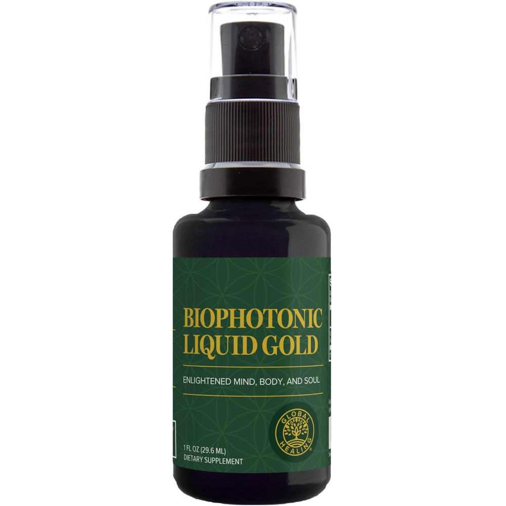 Global Healing Center Biophotonic Liquid Gold Spray bottle - 1 Fl Oz