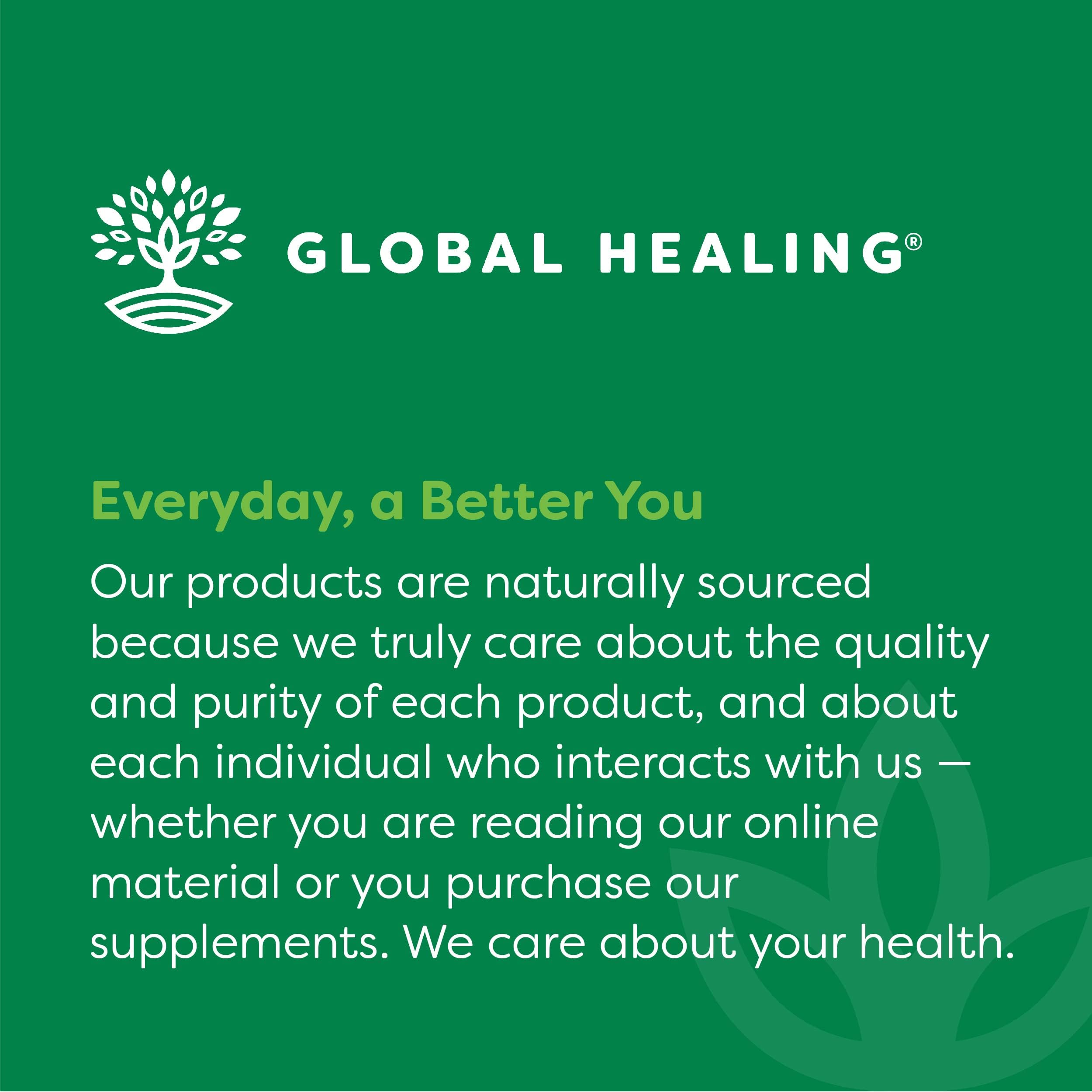 Global Healing Center Colon Cleanse guide page shows step-by-step instructions