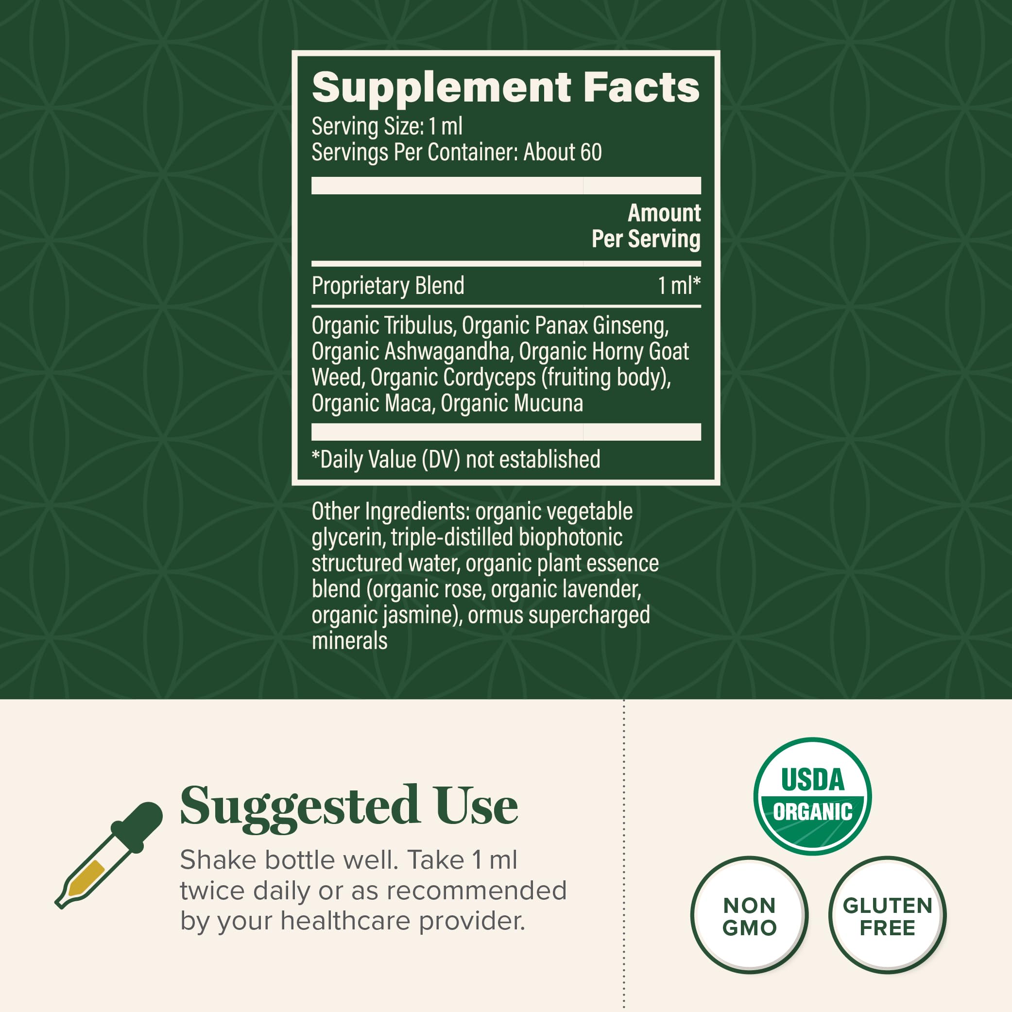 Organic liquid extract droplets illustrating raw herbal extract technology