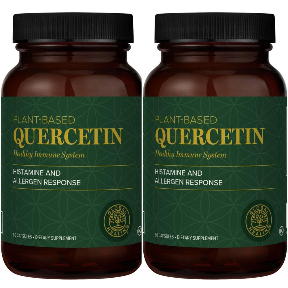 Global Healing Center Quercetin 2-pack bottle front view