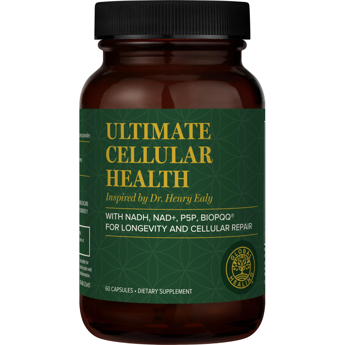 Global Healing Center Ultimate Cellular Health NAD supplement bottle