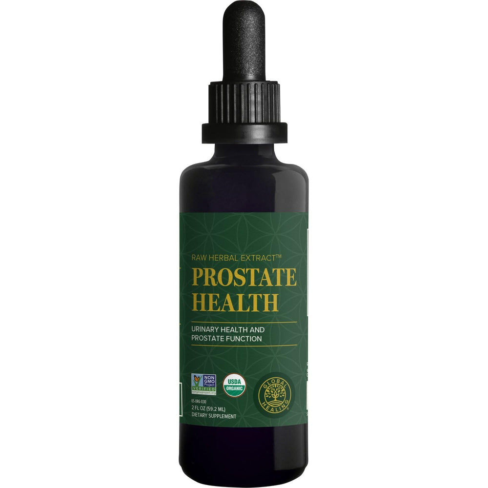 Global Healing Organic Prostate Health bottle front view