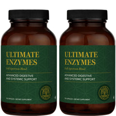 Global Healing Ultimate Enzymes bottle and packaging