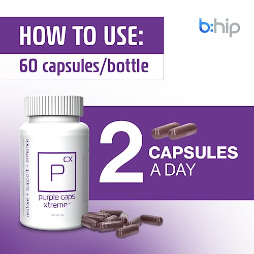 Global Purple Caps Xtreme bottle back label with ingredients