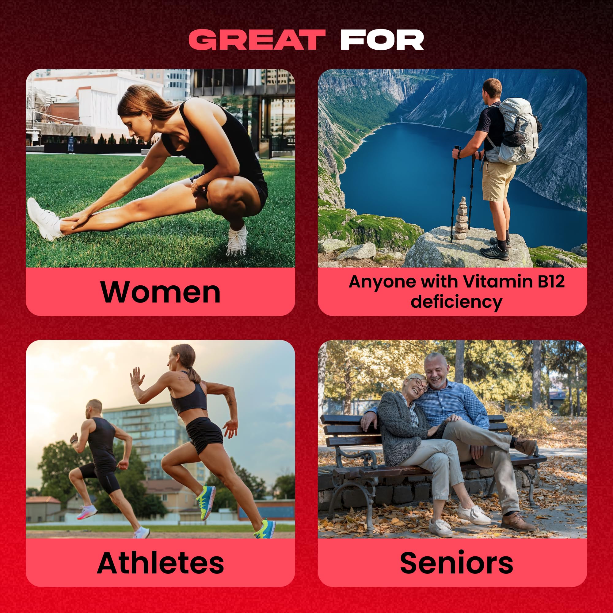 Globulo Rojo vegan iron supplement plate with check marks