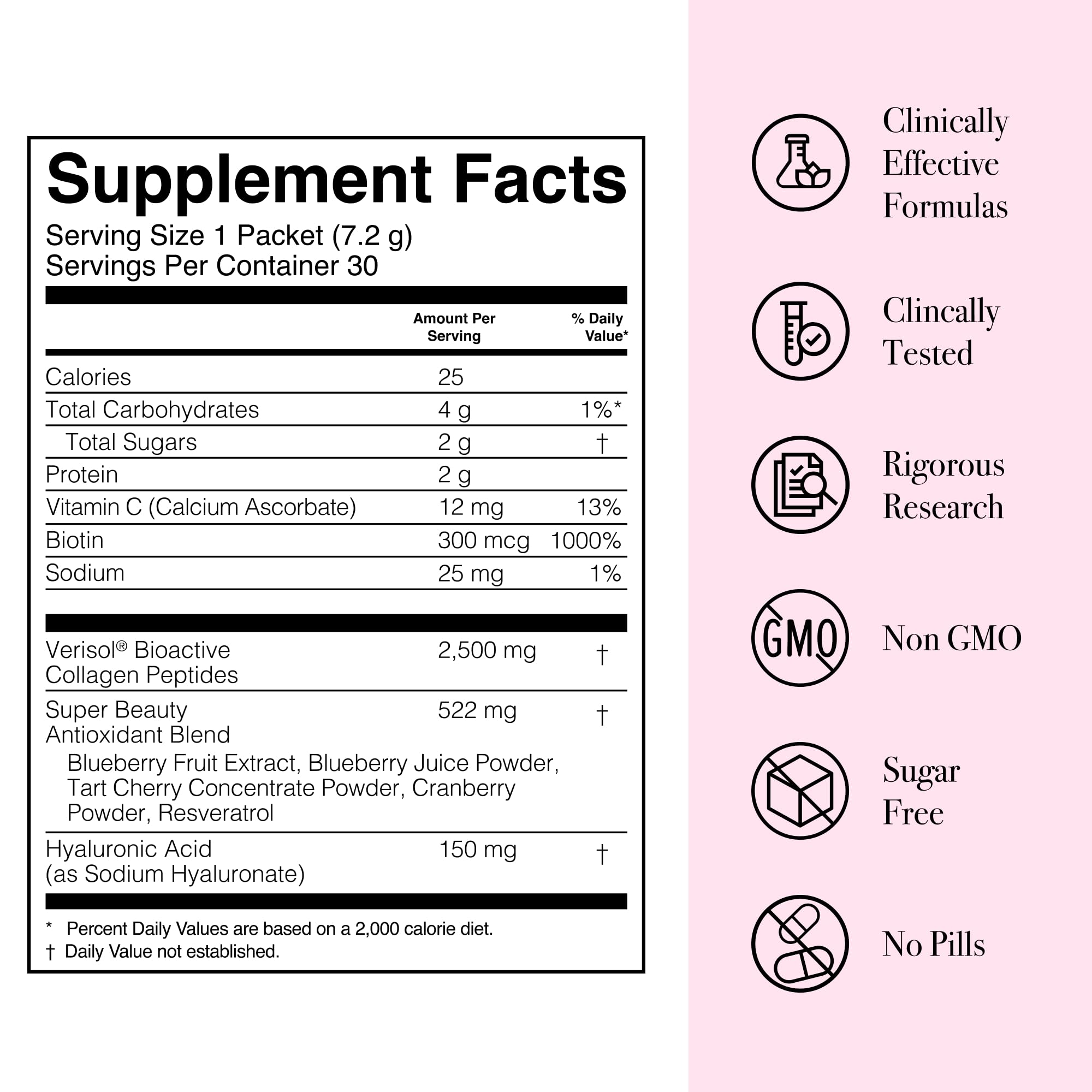 Glotrition Super Beauty Elixir box with serving scoop