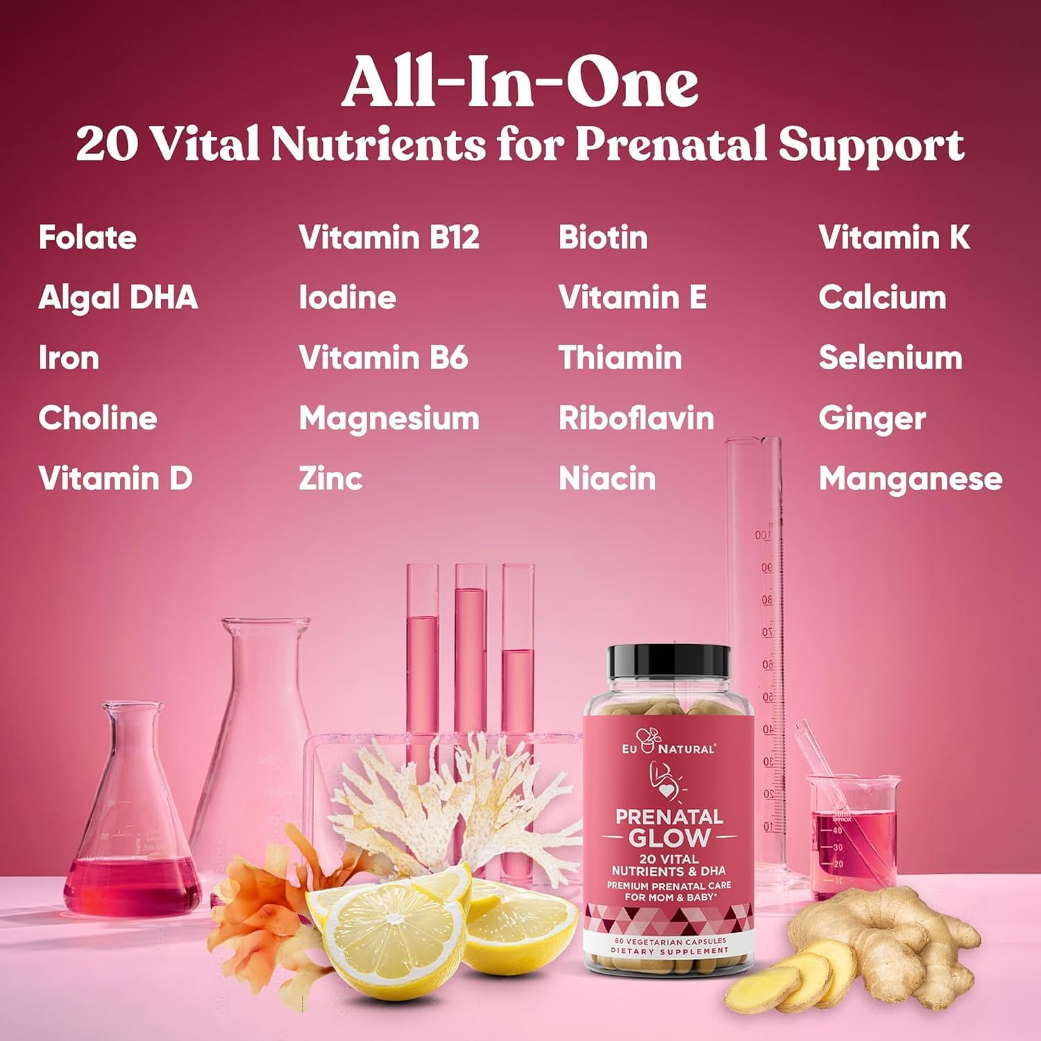 Vegan DHA and folic acid boosts for baby development