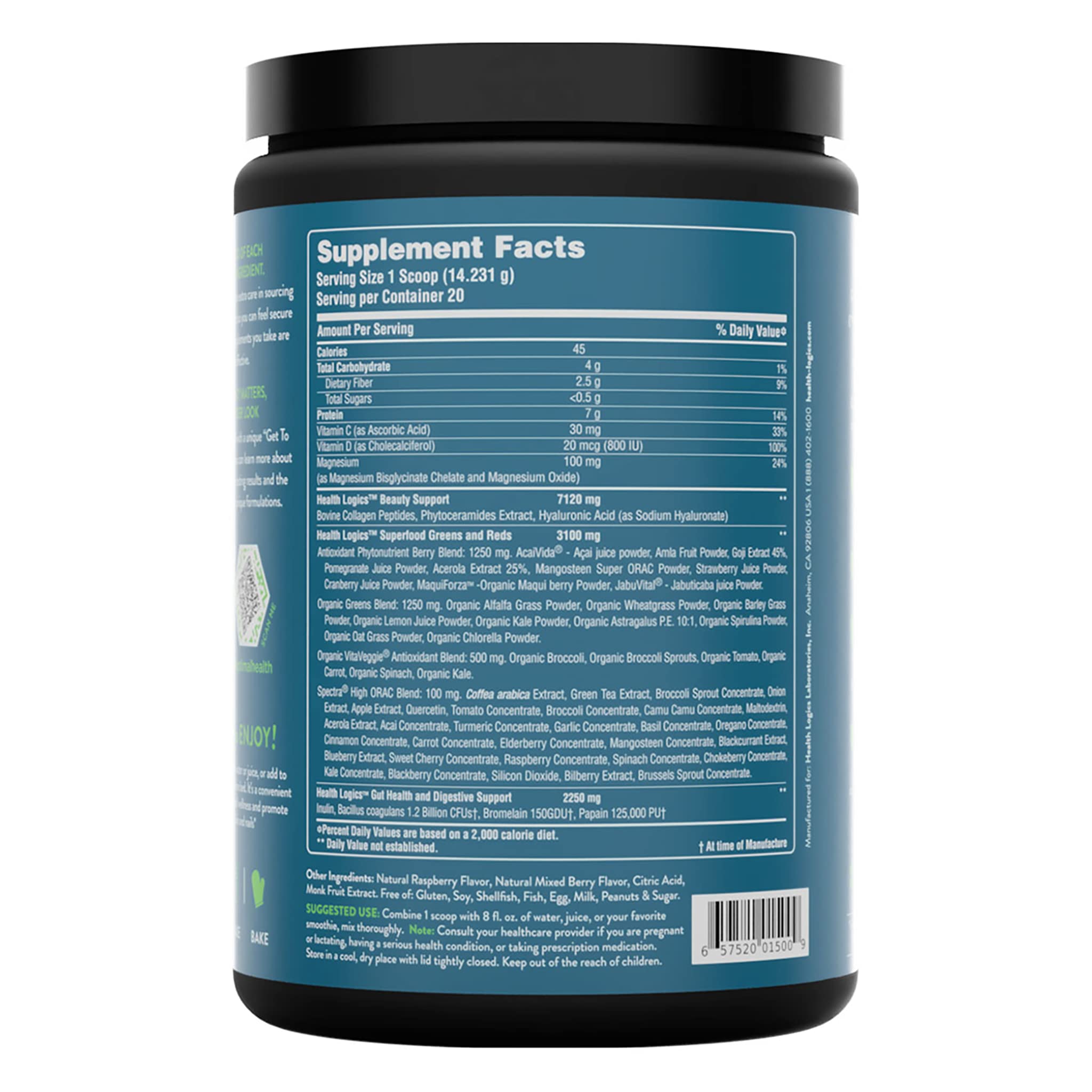 Vitamin C immune support in Glowing Greens