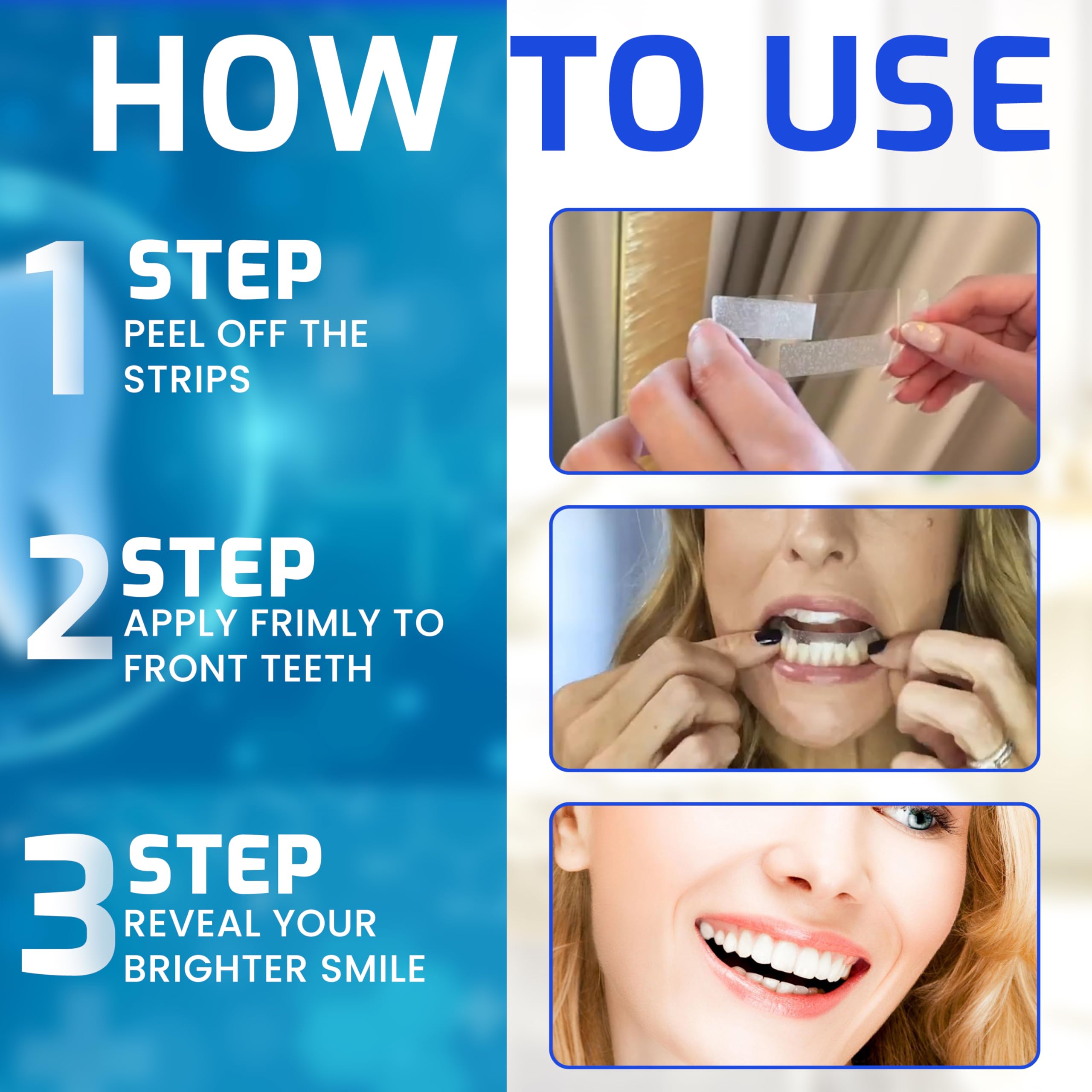 GlowyDent kit with usage instructions and guide